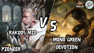 Rakdos Mid VS Mono Green Devotion MTG Pioneer [upl. by Emilia]