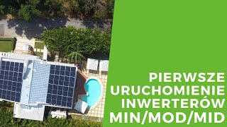 Pierwsze uruchomienie inwerterów Growatt MINMODMID [upl. by Sankaran437]