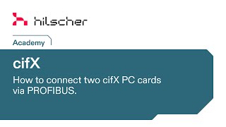 cifX PC cards Tutorial  How to connect two cifX cards via PROFIBUS [upl. by Eiramlirpa]