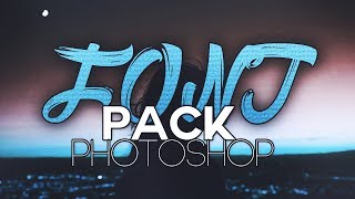 🔥 Font Pack Photoshop FREE Download  Photoshop  FOR 15K Subscribers 🔥 [upl. by Hallimaj109]