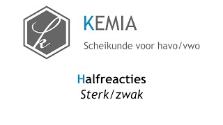 Halfreacties Sterkzwak [upl. by Kaylyn]