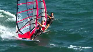 Severne Reflex slalom windsurfing with bjoern dunkerbeck [upl. by Cordie278]