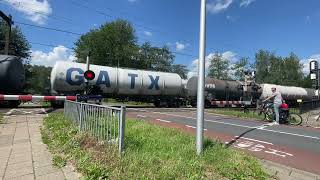 Spoorwegovergang Hengelo Oost  Dutch railroad crossing [upl. by Ecila190]