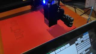 Vigotec VGL7 20W engraver test 2 [upl. by Kirk918]