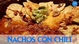 NACHOS con CHILI y GUACAMOLE Receta rápida  Cocina al día  Receta 53 [upl. by Lesirg960]