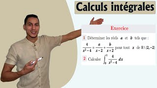 calcul intégral 2 bac exercice  fonction logarithme népérien  intégrale dune fraction rationnelle [upl. by Symons]