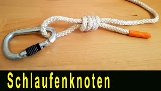 Schlaufenknoten  Chirurgenknoten DIY [upl. by Ettolrahc]