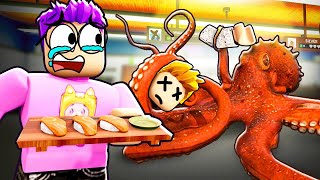 Can We Beat ROBLOX SCARY SUSHI SECRET ENDING [upl. by Naamann]