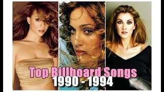 Billboards Top 30 Songs of Each Year 19901994 [upl. by Namurt]