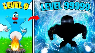 Roblox Oggy Become Powerful Nature God In Elemental Tycoon  Roblox [upl. by Hcir263]