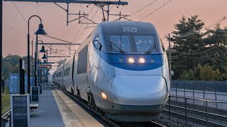 Amtrak Acela amp ACS64 Horn Compilation 2024 [upl. by Lizbeth]