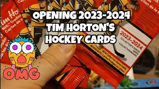 Opening 20232024 Tim Hortons Hockey Cards On Release Day [upl. by Amme]