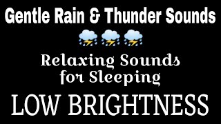 Fall Asleep Fast in 5 MINUTES with Gentle Rain amp Thunder Sounds in Forest  Relaxation amp Insomnia [upl. by Randell498]