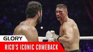 Rico Verhoevens ICONIC comeback Verhoeven vs Ben Saddik 3 FIGHT HIGHLIGHTS [upl. by Sula]