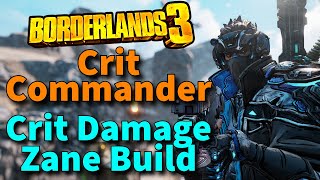 Borderlands 3  The BEST Crit Zane Build  Crit Commander  2024 Mayhem 11  Save File [upl. by Avril]