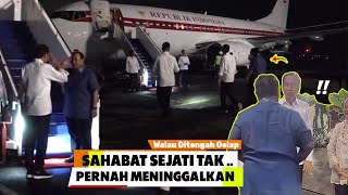 Haru Presiden Prabowo Capek Datang P Jokowi Gelap2 Antar Smp PesawatLuarbiasa Persahabatan Mereka [upl. by Myer383]