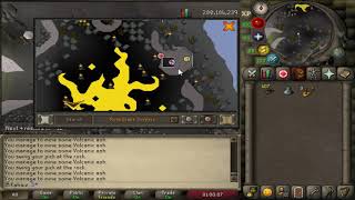 Best Method to mine Volcanic Ash  Oldschool RuneScape [upl. by Elliott741]