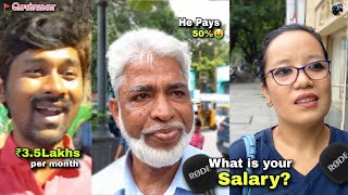 How Much Do You Pay For Rent Chennai  Tamil  Street Interview [upl. by Xavler]