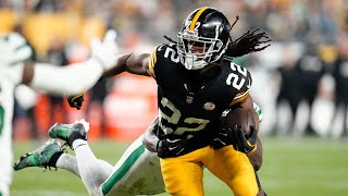 Najee Harris best plays from 102yard game vs Jets  Week 7 [upl. by Anauq834]