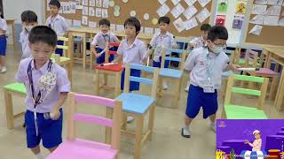 Chair Drumming  Baby Shark  1B [upl. by Pesvoh211]