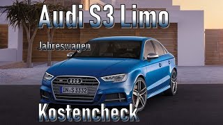 Audi S3 2018 Unterhalt  Jahreswagen [upl. by Iadrahc747]