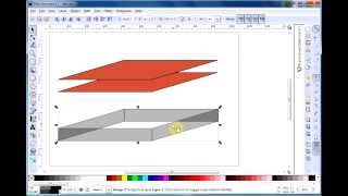 Inkscape extrude effect  create 3d boxes [upl. by Nnyleuqaj]