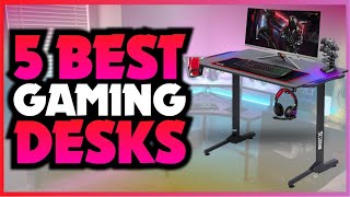 🏆5 Best GAMING Desks for XBOX amp PS5 2024 Small Room Gaming Desks💪 [upl. by Norb926]