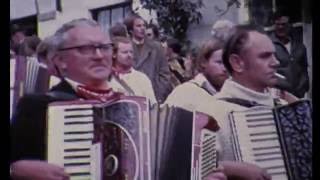 The Obby Oss festival Padstow Cornwall 1970s [upl. by Lyret504]