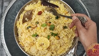 Zafrani Pulao riz basmati au safran [upl. by Teews785]