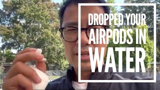 Dropped AirPod Pro in water [upl. by Corene79]