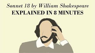 SONNET 18 by William Shakespeare Explained in 8 Minutes  Shall We Read [upl. by Nagyam]