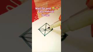 Easy bridal mehndi design shorts easy mehndi viral reel funny cartoon drwa craftideas yt [upl. by Gnes]