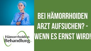 Hämorrhoiden Arzt  Welchen Arzt bei Hämorrhoiden aufsuchen [upl. by Werdnaed]