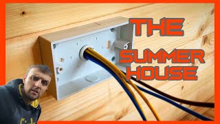 How We Wire A Summer House  Garden Room  Electrical Life [upl. by Giliane938]