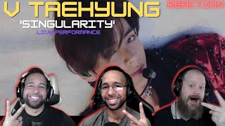 quotAmong The Bestquot BTS V Taehyung  Singularity  Live Performance  StayingOffTopic REACTION [upl. by Apollo288]