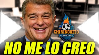 JOAN LAPORTA EN EL CHIRINGUITO CON JOTA JORDI Y DICE ESTO [upl. by Evreh]