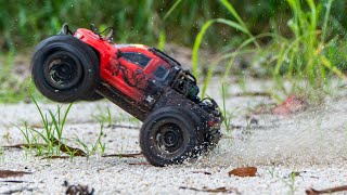 Flip the ROG1 Rlaarlo 114 Scale Brushless RTR Monster Truck [upl. by Belshin]