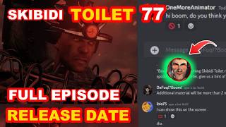 Skibidi Toilet 77 FULL EPISODE RELEASE DATE 😱🔥 OFFICIAL DATE [upl. by Ahsemad]