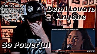 DEMI LOVATO quotANYONEquot  REACTION VIDEO  SINGER REACTS [upl. by Leirbma]