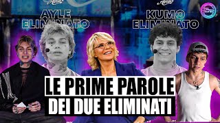 AMICI 23 LE PRIME PAROLE DI AYLE E KUMO I DUE ELIMINATI DELLA PRIMA PUNTATA [upl. by Retsbew]