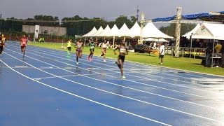 GNPC Ghana Fastest Human Finals 2024  Seniors Women Heat 2 [upl. by Islek47]