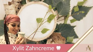 Zahnpasta mit Birkenzucker  Xylit Zahncreme  selbst gemacht 😁😁😁🦷 [upl. by Ttennej408]