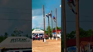 Lineman Climbing competition electricmaster lineman linemanproblems satisfying shortvideo [upl. by Qiratla253]