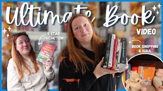 The ULTIMATE Book Video 🖤 Book Shopping Hauls amp Reading MY Most Anticipated Book of 2024 [upl. by Elletnahc]