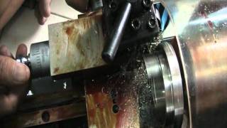 ทดสอบกลึงสแตนเลสTest Mini Lathe SL300X22mpg [upl. by Herschel12]