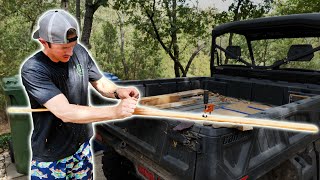 Building FULL Draw Primitive Hunting Bow  Part 1 [upl. by Kern]