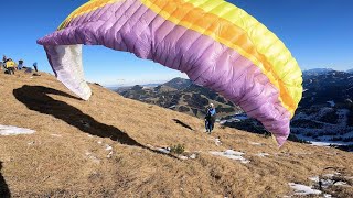 Testing the Zeolite GT ENLTF D 2liner from Ozone Paragliders [upl. by Keryt]