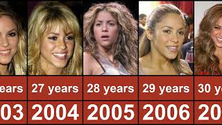 Shakira Through The Years From 1978 To 2023 [upl. by Nowujalo]