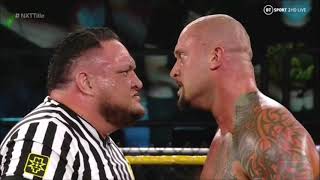 WWE NXT KARRION KROSS ATTACK SAMOA JOE 071321 [upl. by Kemppe803]