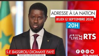 🔴DIRECT Pr Diomaye Faye s’adresse à la Nation [upl. by Meter]